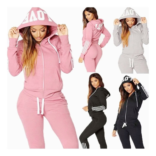 Nuevo Conjunto Deportivo Dama Pants Ropa Deportiva Comodo