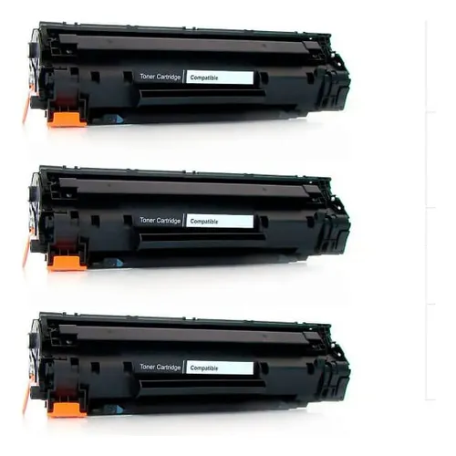 Combo 3 Toner Generico Ce278a 78a Laserje P1606dn/p1566/1536