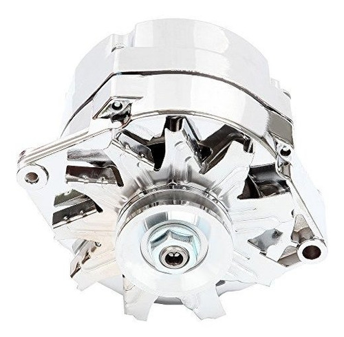 Scitoo Nuevo Alternador Para 120 Amp Chrome 1 Wire Self Exci