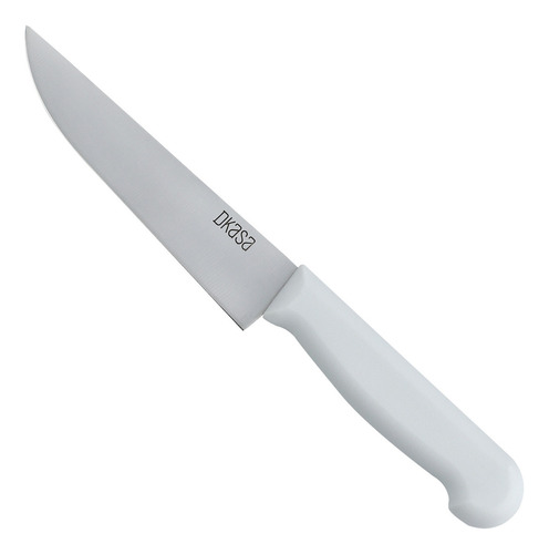 Cuchillo Chef 6 Pulgadas Acero Inoxidable Mango Plástico Color Blanco