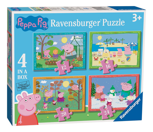 Ravensburger Peppa Pig Four Seasons 4 In Box (12, 16, 20, 24