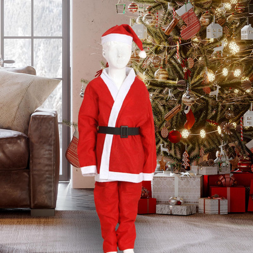 4 Disfraz De Papá Noel Para Niños Con Niño De 4 A 6 Años