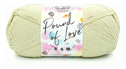 Lion Brand Yarn 550-90 Libras De Hilo Love Yarn, Vainilla