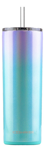 Ice Shaker Vaso Delgado De 20 Onzas, Botella De Agua Aislada