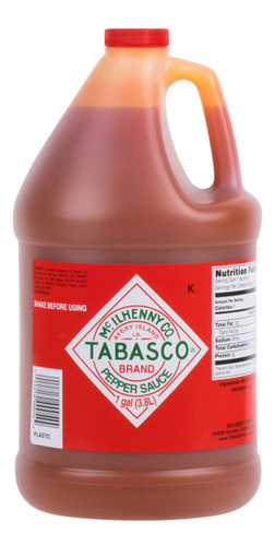 Tabasco Salsa De Pimienta, Plstico De 128 Onzas