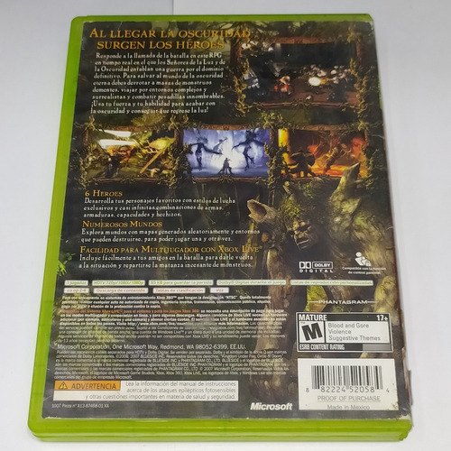 Kingdom Under Fire Circle Of Doom Xbox 360 (Usado)
