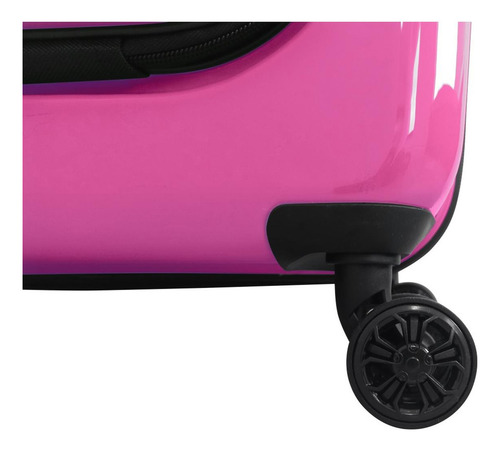 Maleta Rígida 20'' Skypeak Pearl Color Rosa Con Candado Tsa