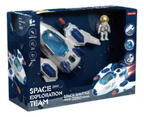 Comprar Nave Espacial Con Astronauta Lanza Dardos Con Luz Y Sonido Color Blanco Personaje Nave Con Astronauta