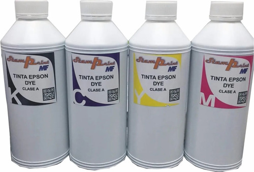 Tinta Dye Para Impresora Epson 1 Litro  Colores Clase A