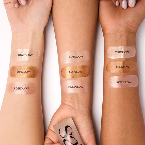 Saie Glowy Super Gel Lightweight Dewy Highlighter Roseglow