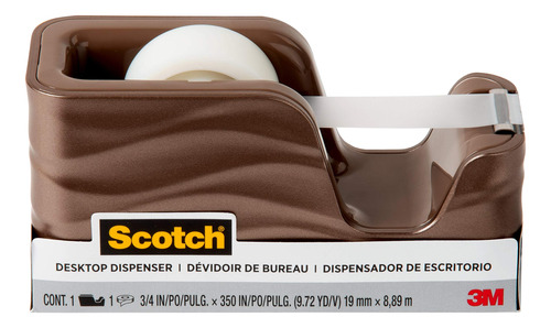 Scotch Dispensador De Cinta Wave De Marca, Ideal Para Envolv