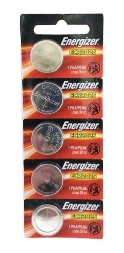 Pilas Baterias Boton Moneda Cr2025 3v Energizer X 5u