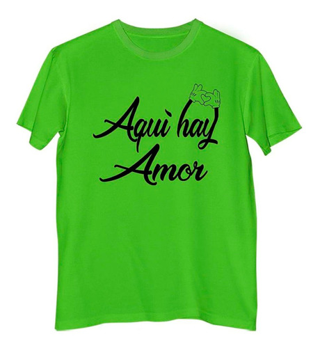 Remera Hombre Color Frase Loving You Is Easy Amarte Es Facil