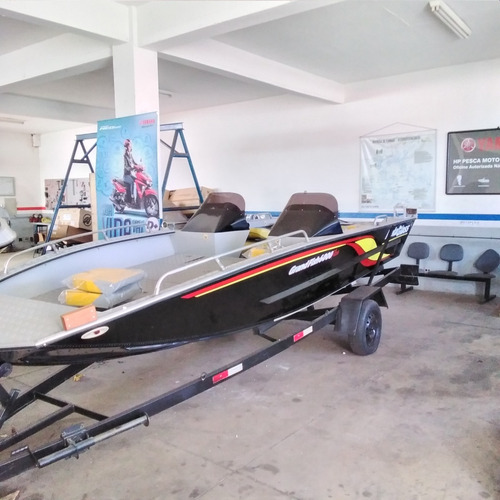 Imagem 2 de 3 de Metal Boat Grand Fish + Motor Yamaha 90hp