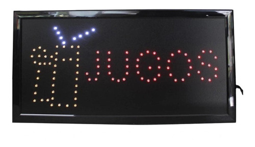 Anuncio Luminoso De Leds  Jugos  Radox 246-418