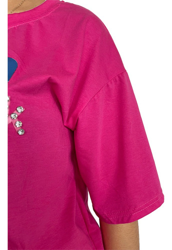 Set Unitalla De Blusa Oversize Y Biker Para Dama