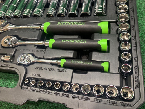 Pittsburgh 225 Piece Mechanics Tool Set - 62664 Ccc