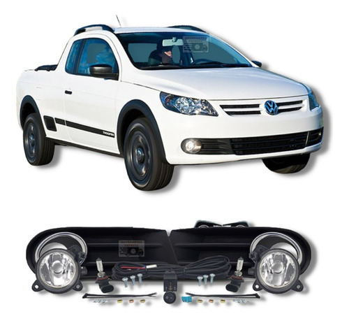 Kit Faro Auxiliar Vw Saveiro 2010 2011 2012 2013