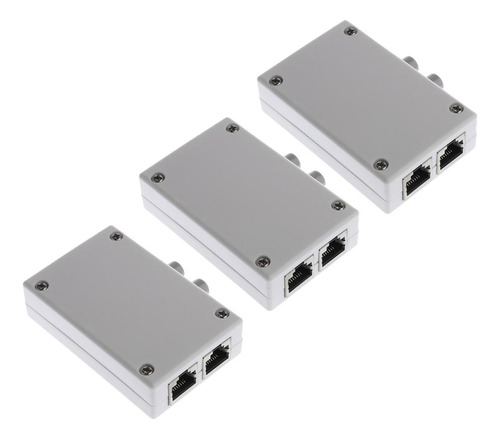 3pcs Mini Puerto Dual -2m Selector De Caja De Interruptores