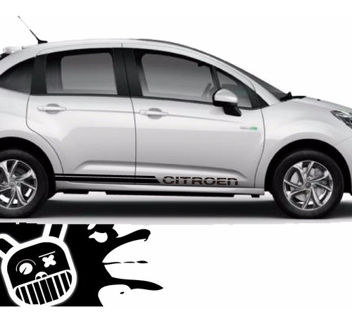 Calco, Ploteo Decorativo Lateral Slash Citroen C3 !