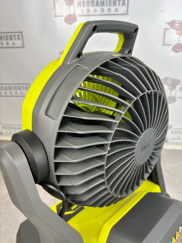 Ventilador Con Rociador Ryobi 18v Pcl851k 7-1/2in 1.5ah Set 19.05 Cm 60 Verde/gris Gris Plástico 3