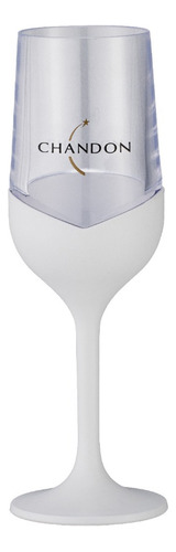 Taça Chandon Colors Collection - Acrilico Pack 6 Unid Cor Branco