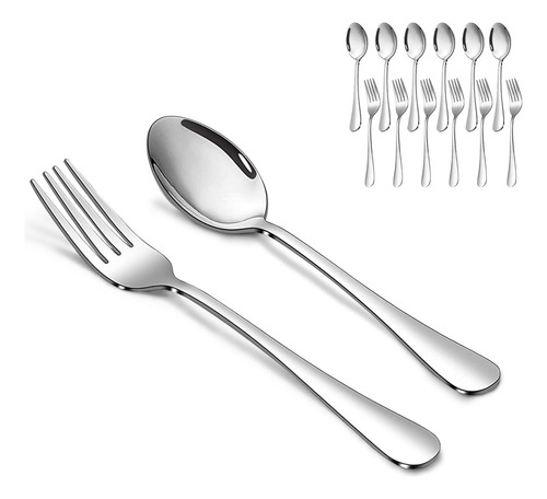 , Juego De Tenedores Y Cucharas, 6 Tenedores De Ensalada De