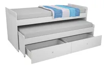 Comprar Cama Nido Doble Superpuesta 3x1 Camas Cuchetas 2 Cajones +