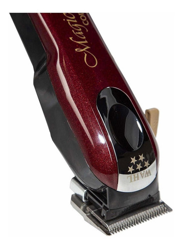 Cortadora de pelo Wahl Professional 5 Star Cordless Magic Clip 8148 plateada y roja 110V/220V