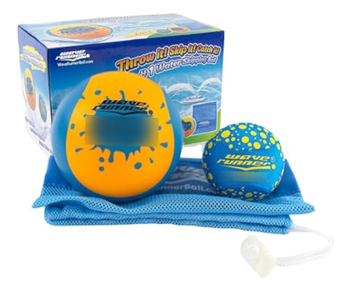 Wave Runner Soft Foam Water Skipping Ball 3pack