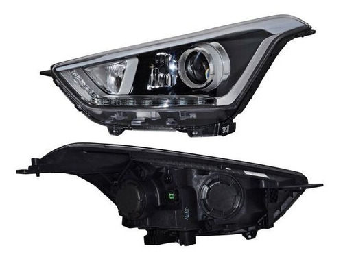 Faro Para Hyundai Creta 2017 - 2019 Leds Izq Piloto Calidad