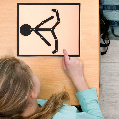 1 Juego De Figuras Móviles De Tela Para Niños Y Niños, Juego