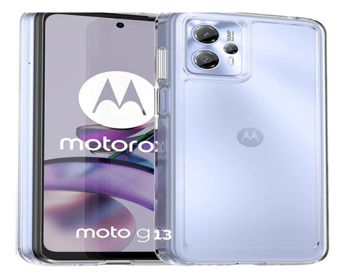 Forro Bryp Motorola Moto G13 Antigolpe Silicon Transparente