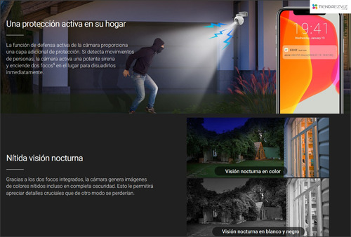 Imagen 4 de 10 de Camara Ezviz Ext Hb8 2k Wifi 360 Inteligente Bateria Audio