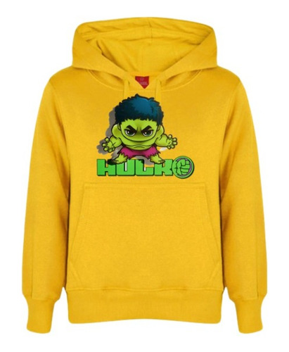 Poleron De Niño Personalizado De Hulk