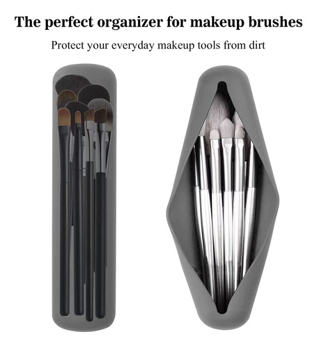 Bolsa De Silicona Para Brochas De Maquillaje (LG) Para Viaje