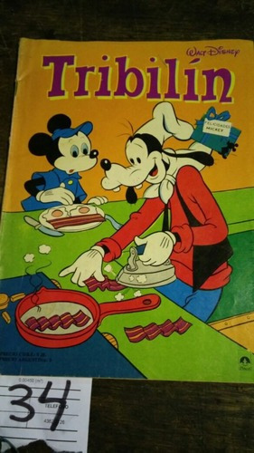 Tribilin 1987 Comic Historieta Walt Disney 