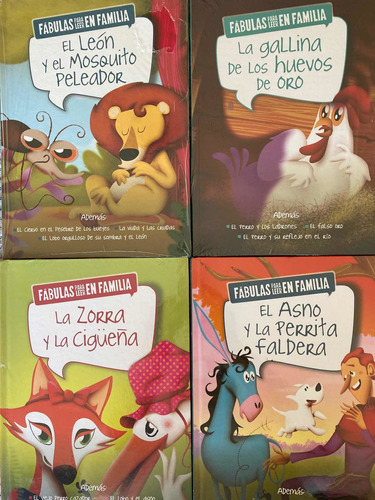 Colección Fabulas Por 4 Libros- Tapa Dura