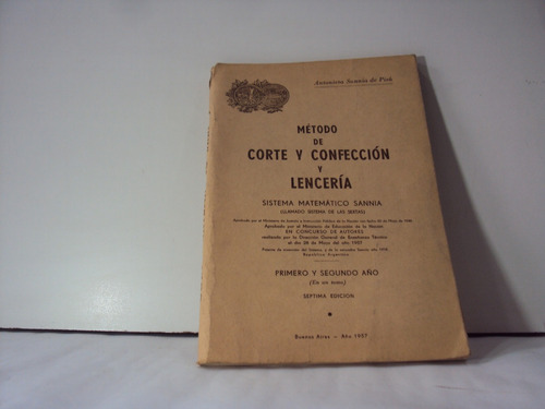 Metodo De Corte Y Confeccion Y Lenceria 