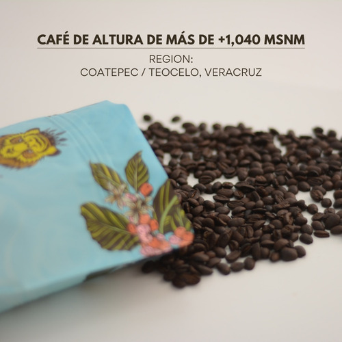 Café De Altura 100% Veracruzano De 1kg Tostado Medio Molido