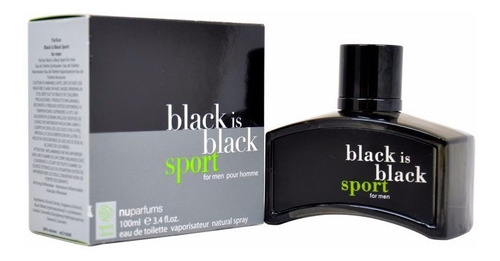 Perfume Black Is Black Sport 100ml Edt Para Caballero