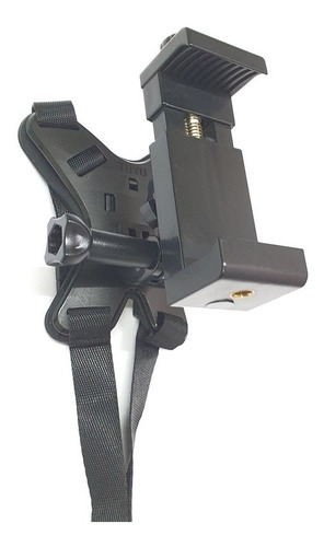 Imagem 4 de 4 de Suporte Universal De Capacete X + Suporte Seguro De Celular