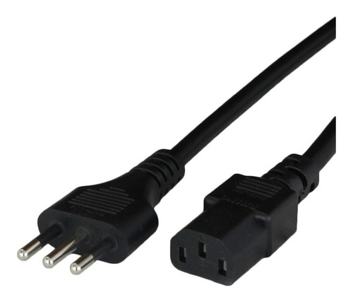Cable Fuente De Poder Pc 1,8mts C13-l Pcimport