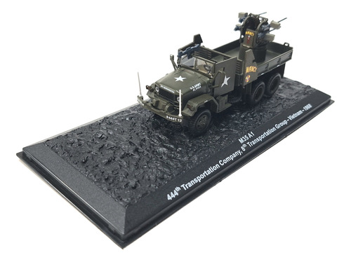 Miniatura Diecast 1/72, Camión Armado M35 A1, Vietnam 1968