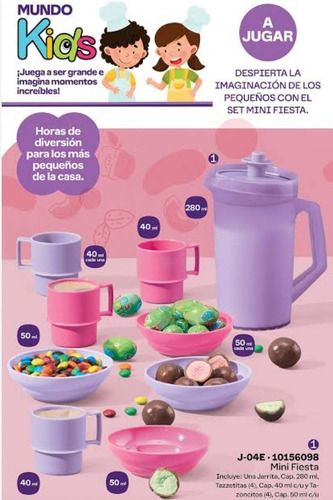 Set Juego Infantil Tupperware