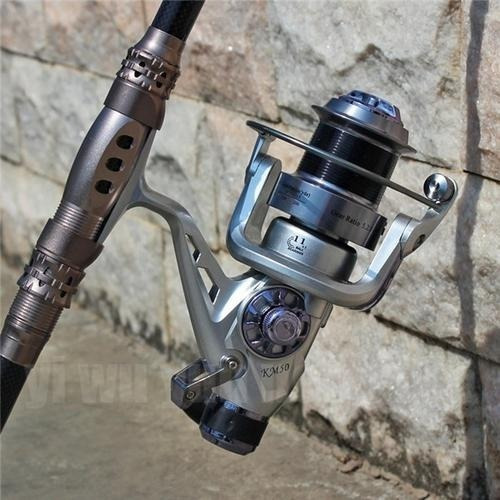 Imagen 8 de 10 de Carrete Spinning Serie 6000 Agua Dulce/salada, Doble Freno