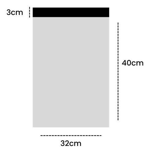 Saco Personalizado De Plástico Para Os Correios 32x40 25unid