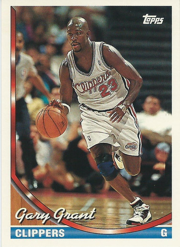 Barajita Gary Grant Topps 1993-94 #230 Clippers