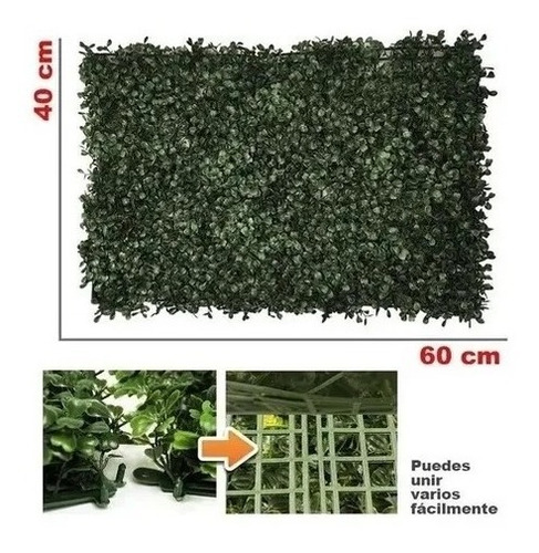 Jardín Vertical Artificial Pasto 40x60 Ecológico 4060-1