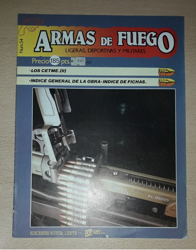 Revista Armas De Fuego N°54 Febrero De 1986